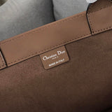 H-bag Dior BOOK TOTE BAG IN EMBROIDERED CANVAS 42x32x15cm