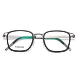 Optical Lenses Square Denmark Linde 9912 Titanium No Screw Korea Glasses Frames Optical Ultra-light Business