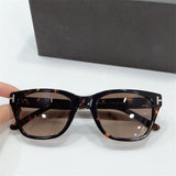 Luxury Men's Sunglasses Brand FT0237 Men's Sunglasses Tom For Women Ladies Square Acetate Sun Glasses Designer Sunglasses