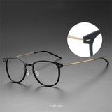 Prescription Glasses Square Denmark Linde 6549 Titanium No Screw Korea Glasses Frames Optical Ultra-light Business Frame