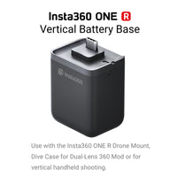 E-electronic XINPU Insta360 One R Battery Base / Fast Charge Hub / Vertical Battery Base Vertical Bumper Case /  Boosted Battery Base+Fast Charge Hub For Insta360 ONE R Accessories