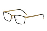 Men's Glasses 9711 Denmark Titanium No Screw Korea Glasses Frames Optical Ultra-light Business Square Glasses Frame