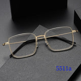 Men's Glasses 5511A Denmark Titanium No Screw Korea Glasses Frames Optical Ultra-light Business Men's Eyeglasses Frame