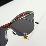 S-sunglasses Rounded corner Frameless Flying mirror Glasses for p.e.r.c.y L.a.u+FFlXXEDSTUDlOSXX