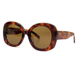 Retro Round Sunglasses Female Gradient Lens Designer Sunglasses Female Outdoor Thick Frame Fashion Glasses