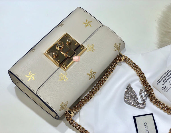 Gucci padlock bee star hot sale