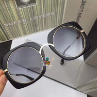 S-sunglasses s.u.p.e.r.l.o.v.e.r.s Round Sunglasses for Women, UV400 Protection, Light Weight, Pouch included for SL039