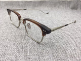 S-sunglasses New GM eyeware Cat Eye Mirrored Flat Lenses Street Fashion Metal Frame Women Sunglasses For HAVANA
