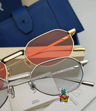 S-sunglasses Retro Metal Frame GM Gentle Monster Voyager M Metal Oval Sunglasses With Origianl Package Sets