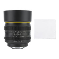 Kamlan 50mm F1.1 II APS-C Large Aperture Manual Focus Lens Standard fixed focus APS-C frame mirrorless lens for NEX for EOS-M for FUji M4/3 Cameras