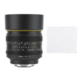 Kamlan 50mm F1.1 II APS-C Large Aperture Manual Focus Lens Standard fixed focus APS-C frame mirrorless lens for NEX for EOS-M for FUji M4/3 Cameras