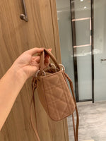 M-Handbag Dior 18cm Purses and Handbags for Women Top Handle Satchel Shoulder Bags for Ladies