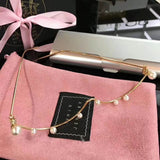 S-sunglasses Fashion Pearl half decorative glasses Non lens frame electronic girl for y.v.m.i.n
