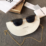 S-sunglasses Free Ship V Brand KALO Top Quality Metal Full Frame Designer Sunglasses For Women UV400 Protecton Mirror Sunglass with black case