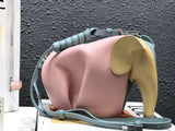 H-bag Loewe Elephant Mini Bag Women Leather Handle Handbag Purses and Handbags Girl Crossbody Bag