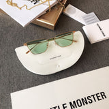 S-sunglasses New GM Rounded Metal Frame Unisex Stylish Square Eyeglasses Glasses Clear Lens Women Men Eyewear FOR KARMA