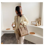 L-package 25-16-10cm Women Top Handle Satchel Handbags Shoulder Bag Tote Purse Messenger Bags