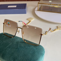 S-sunglasses gucci Mens Polarized Sunglasses Half-rim Sports Sun Glasses For GG3328 Half-Rimmed Sunglasses Matching Pendant For Women Retro Sun glasses Semi-Rimless Square Eyewear