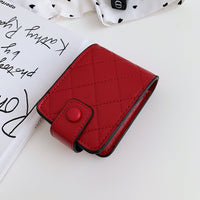 L-package 1Pcs Lipstick Case with Mirror Fashion Lip Balm Holder Portable Multiple Lipstick Bag for Outside Travel Cosmetic Pouch Beauty Lipstick Tubes Organizer Gift for Girl Ladies Women