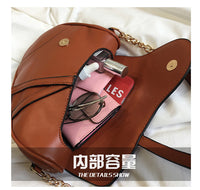 L-package Saddle Shoulder Bag for Women Fashion Small Top Handle Handbag Crossbody Handbag Purse