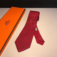A-accessories Hermès Mens Horses Ties Self Tie Equestrian Ridding Jacquard Necktie & Pocket Square Set