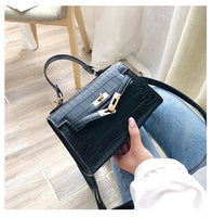 L-package 21-15-7cm Women's Satchel Handbags Top Handle Purses Shoulder Bags Leather Tote for Ladies with Long Strap