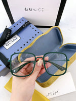 doubleG - G0455 Nearsighted Oversize lightweight Myopia Spectacles Glasses Everyday Use eyeglasses frame for women Blue Light Blocking Computer Reading/Gaming/TV/Phones