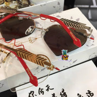 S-sunglasses Heart shaped fashion sunglassesMale and female for W.A.N.G.D.E.R.L.A.N.D 2018 sunglasses