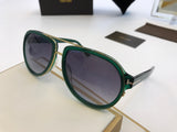 Tom Man fordd- tf FT0779 Sunglasses for men women 2021 futuristic pilot sun glasses leopard Black vintage