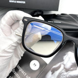 S-sunglasses 2021 Monster Square Computer Glass For Mosey With White Round Case Anti Radiation Gaming Replaceable Eyeglass for Prescription Lens Optical Frame Blue lens Eyewear Eyeglass Peculiar Glasses for Men Women Eyewear