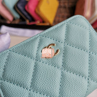 A-accessories NO.69271 7.5-11.5-2.5cm Small Wallet for Women PU Leather Leaf Pendant Card Holder Organizer Zipper Coin Purse