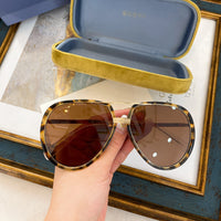 S-sunglasses gucci Pilot Metal Classic Sunglasses For GG0904S Frame Sunglasses Men Metal Driving Luxury Shades UV400 Pilot Sunglasses Polarized Sun glasses Men And Women Mirror  Lens Anti-glare Driving Eyewear