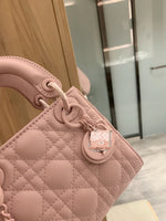 M-Handbag Dior 18cm Purses and Handbags for Women Top Handle Satchel Shoulder Bags for Ladies