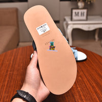 S-shoe H.e.r.m.e.s Spring Summer Style Women Shoes Large Size Line-styled Open Toe Block Sandals Women's Printing Sandals Beach Shoe Slippers Summer Soft Footwear Female Water Shoes Slides Outdoor Rubber Flat