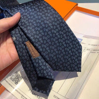 A-accessories Hermès Gingham Plaid Ties for Mens Polka Pin Dots Smooth Formal Patterned Suit Neckties