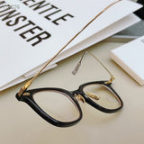 S-sunglasses 2021 Monster New Anti Blue Light Glasses For Booster With White Round Case Anti Radiation Eyeglass Anti-ultraviolet Anti Eyestrain Eyewear Fashionable Business Full-Frame Blue Light Blocking Glasses for Men