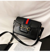 L-package 22-17-8cm Women's Leather Wristlet Mini Crossbody Bag Small Shoulder Bag Clutch Purse with Card Slots