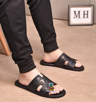 S-shoe H.e.r.m.e.s Spring Summer Style Women Shoes Large Size Line-styled Open Toe Block Sandals Women's Printing Sandals Beach Shoe Slippers Summer Soft Footwear Female Water Shoes Slides Outdoor Rubber Flat