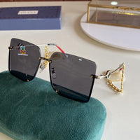 S-sunglasses gucci Mens Polarized Sunglasses Half-rim Sports Sun Glasses For GG3328 Half-Rimmed Sunglasses Matching Pendant For Women Retro Sun glasses Semi-Rimless Square Eyewear