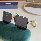 S-sunglasses gucci Mens Polarized Sunglasses Half-rim Sports Sun Glasses For GG3328 Half-Rimmed Sunglasses Matching Pendant For Women Retro Sun glasses Semi-Rimless Square Eyewear