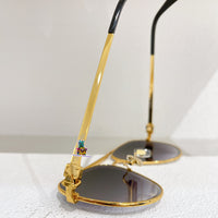 S-sunglasses Louis Vuitton High Qulity women's Round Metal Sunglasses Shades For Z1618E Female Ladies Brown Eyewear Women's Polarized Square Sunglasses Oversized Black Shades Flat Lens Male Female Fashion Driving Glasses