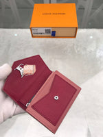 A-accessories NO.M62948 8.5-12.0-1.5cm Louis Vuitton Women's Short Purse Leather Medium Wallet Bifold Card Coin Holder Small Purses Buckle Zipper