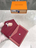 A-accessories NO.M62948 8.5-12.0-1.5cm Louis Vuitton Women's Short Purse Leather Medium Wallet Bifold Card Coin Holder Small Purses Buckle Zipper