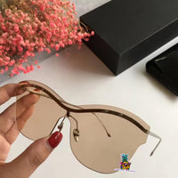 S-sunglasses Rounded corner Frameless Flying mirror Glasses for p.e.r.c.y L.a.u+FFlXXEDSTUDlOSXX