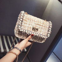 L-package 20-15-6cm Womens Tote Bags Premium Top Handle Satchel Quilted Handbags Travel Bag Handbag