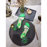 S-shoe R.e.n.e C.a.o.v.i.l.l.a Womens Chunky Block Low Mid Heel Lace Up Strappy Sandal Faux Suede Shoes