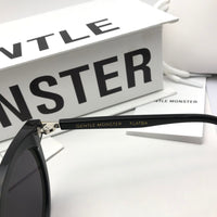 S-sunglasses Gentle Monster FLATBA Retro Mirror Designer Flat Lens Sunglasses EAST MOON