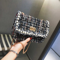 L-package 20-15-6cm Womens Tote Bags Premium Top Handle Satchel Quilted Handbags Travel Bag Handbag