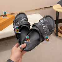 S-shoe Louis Vuitton Women Sandals Summer New Thick Heel Platform Sole Shoes Female Summer Flat Casual Shoes Fashion Sports Beach Women's Slippers Heels Women Platform Sandals Female Thick Bottom Shoes Wedge with Open Toe