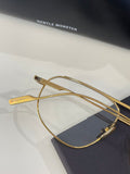 S-sunglasses Korean Women Style Unisex Eyeglasses For Raffles Lens Eyeglass Silver Aviator Frames Optical Computer Eyewear Protection Radiation Protection Light Sunlight Blocking Optical Titanium Metal Stainless-steel Screws